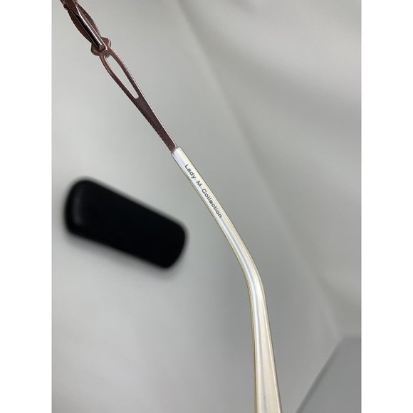 Lady M Collection Eyeglass Frames  Alexa Pink 53 [] 16 130 Rhinestones - Picture 4 of 11